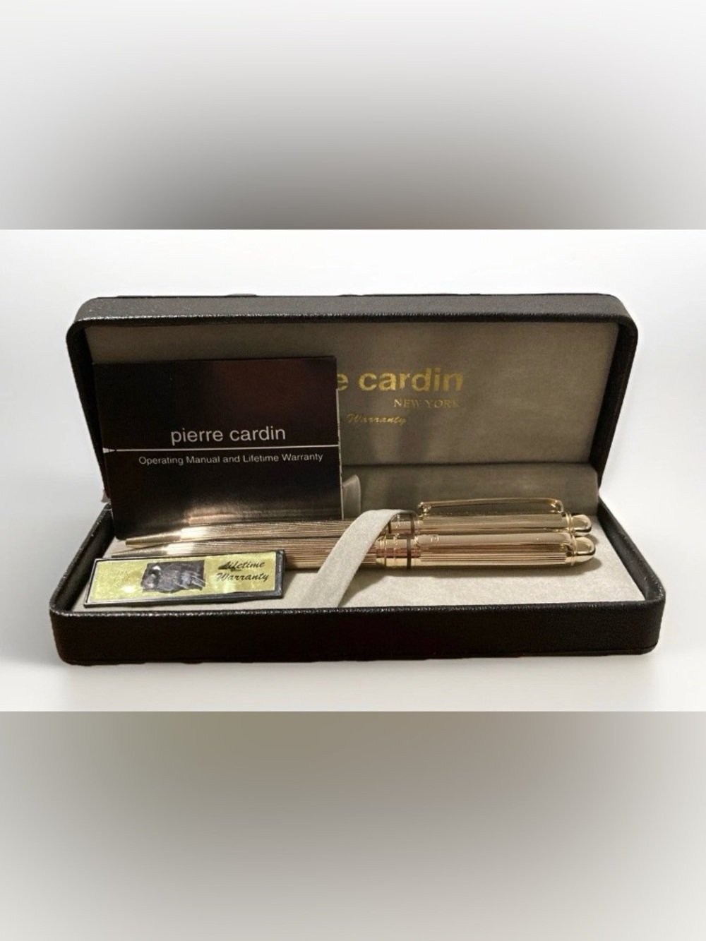 Pierre Cardin Gold Tone Pen and Pencil Set